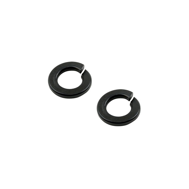 POSH M8 900038-K2 Motorcycle Spring Washer, Stainless Steel, Black, 2