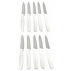 10 Pack - 4" Commercial Kitchen Paring Knives - White