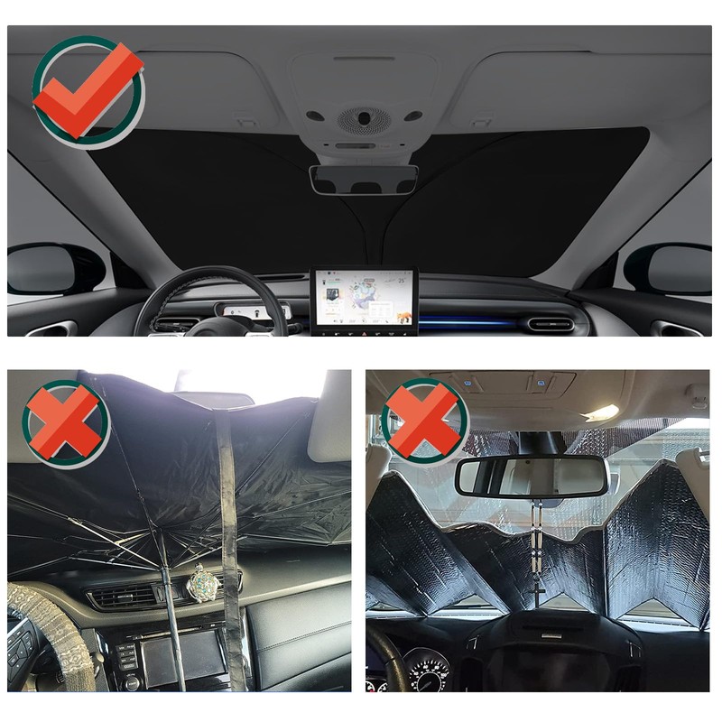 YEE PIN Sun Protection Car Compatible with Smart 1 2023
