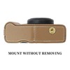 VOVMOEYA Camera Half Case for Sony ZV-1M2/ZV-1F, PU Leather Camera