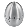 Xavax Analogue Timer (Egg Timer with Timer Function, Stainless Steel