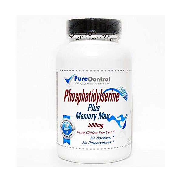 Phosphatidylserine Plus Memory Max 500mg // 100 Capsules // Pure