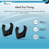 Marine City Black Nylon Best Grip Storage Boat Clips Light