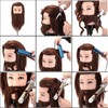 Mannequin Doll Male Men Training Head Styling + Free Clamp
