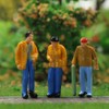 P75W 100PCS 1:75 Painted Figures for Model Trains OO scale