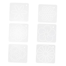 Tofficu Quilting Stencil Set 6pcs Quilting Templates for DIY Craft Sewing Patchwork Quilt Template