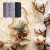 JeogYong Natural Cotton Yarn, Cotton Yarn Macrame Rope Soft Cotton