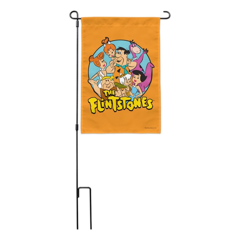 The Flintstones Group Garden Yard Flag