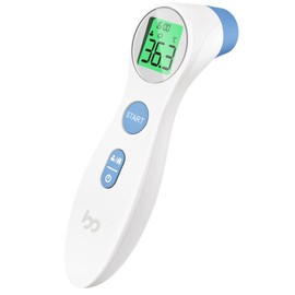 Femometer Forehead Thermometer for Adults Kids, Non Contact Infrared Thermometer, Digital Baby Thermometers Body Temperature Thermometer (White)