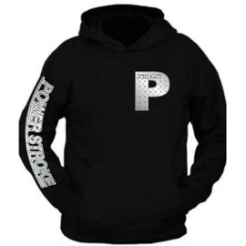 Gawx Tee Powerstroke Silver Metal Power Hoodie Ford Power Stroke Hoodie (L), Black