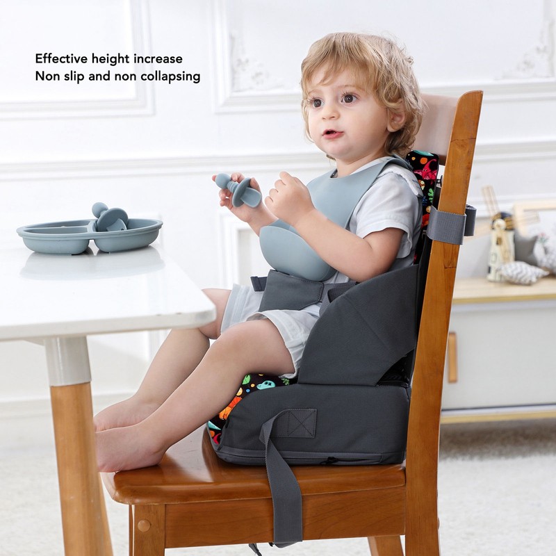 Children Chair Booster Chair Cartoon Portable Folding Toddler Booster Chair