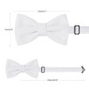 HOULIFE Men's Bow Tie Set - Adjustable Velvet Bow Tie,