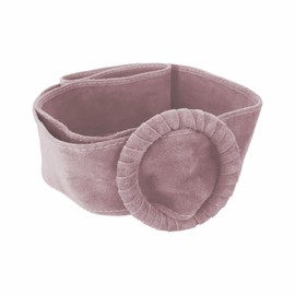 FrasiBags Women's wide suede belt with bow, women's suede belt, high belt for women, belt for women, leather, made in Italy, pink