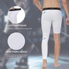 Runhit 2 Pack Men's Basketball One Leg Tight Full Length