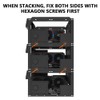 DIY Computer Case PC Frame Desktop Chassis Stackable Rack Stand