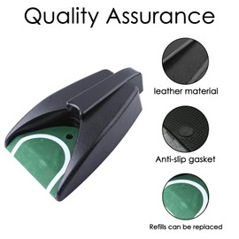 CAIRIAC Golf Automatic Putting Cup, Golf Putter Return Automatic, Suitable for Indoor and Outdoor Golf Putting Practice, for Giving Birthday to Family, and Friends
