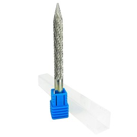 KEX Single 1/4 inch (6 mm) Double Fluted Carbide Cutter Tool Used for Tire Injury Repair