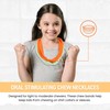 Sallurna 8 Pack Fabric Necklaces, Terry Cloth Necklace for Autism