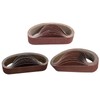 Wincal Sanding Belts 30 x 330mm, 80/240/800 Grits Abrasive Sanding