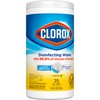 Clorox Disinfecting Wipes, Bleach Free Cleaning Wipes, Crisp Lemon, 75