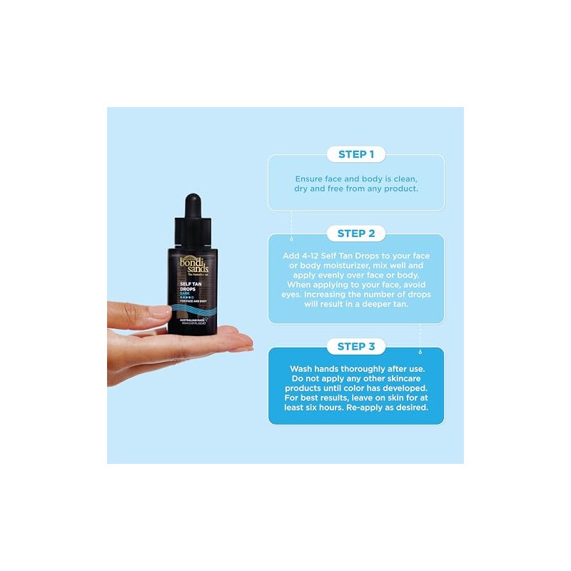 Bondi Sands Self Tan Drops - Dark 30mL | Customisable