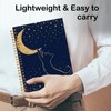 FOPENEM Cat and Moon Notebook 8.3x5.5 Inches – Starry Night