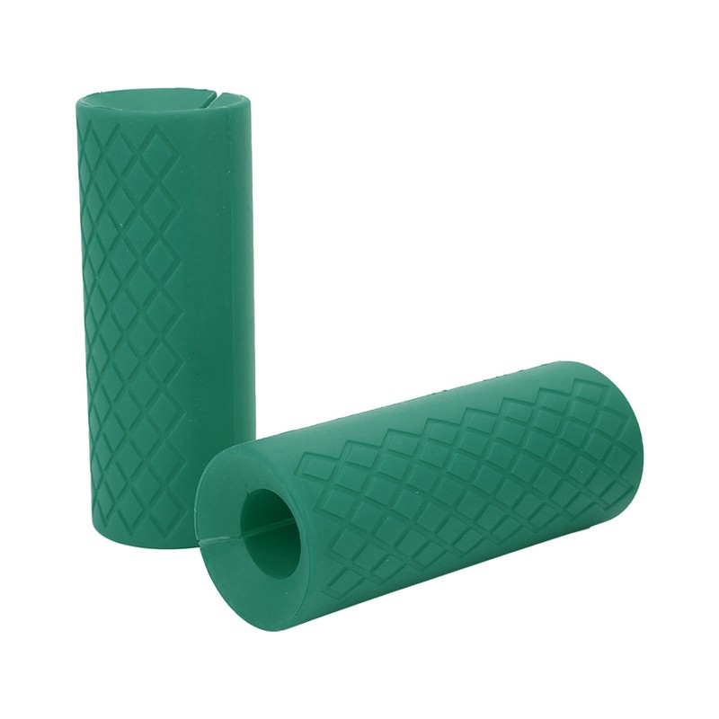 1 Pair Dumbbell Grip Silicone Anti Slip Thicken Bar Grip