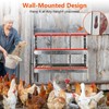 Nesting Boxes for Chickens, 6 Compartment Forward RollOut & Rollaway,