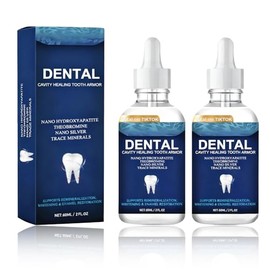 Cavity Healing Tooth Armor Liquid- with Hydroxyapatite,Transparent Enamel Strengthening Formula, Supports Cavity Defense & Gum Health, Daily Oral Care Solution (2)