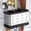 Utensil Holder Stainless Steel Multifunctional Wall Mount Utensil Drying Rack