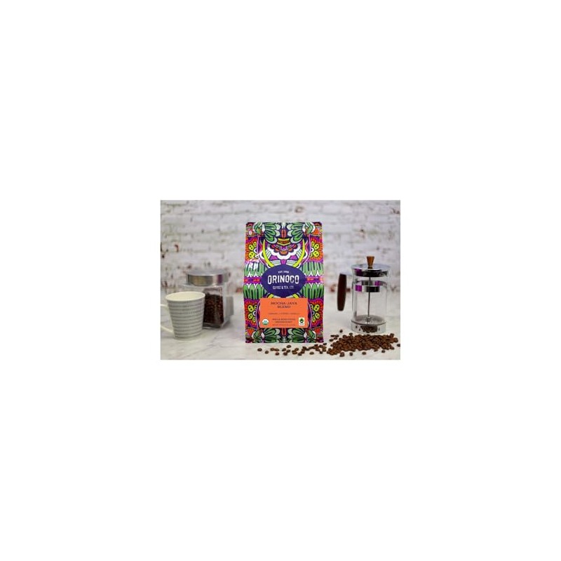 Orinoco Organic Fair Trade Mocha-Java Blend 2.5lb bag, Medium Roast,