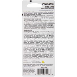 Permatex 85188 Ultra Disc Brake Caliper Lube, 0.5 oz.
