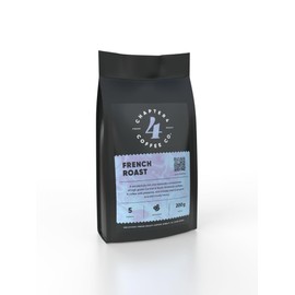 Chapter 4 Coffee French Roast Coffee Beans | Finely Crafted Coffee Roasted in the UK | Gourmet Beans for Great Tasting Coffee at Home or On the Go | Premium Single Origin Arabica Beans