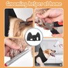Pet Grooming Hammock Small Animal Sling Black Grooming Hammock Helper