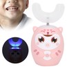 U Shaped Automatic Toothbrush Cartoon Ultrasonic Toothbrush Oral Cleaning Brush