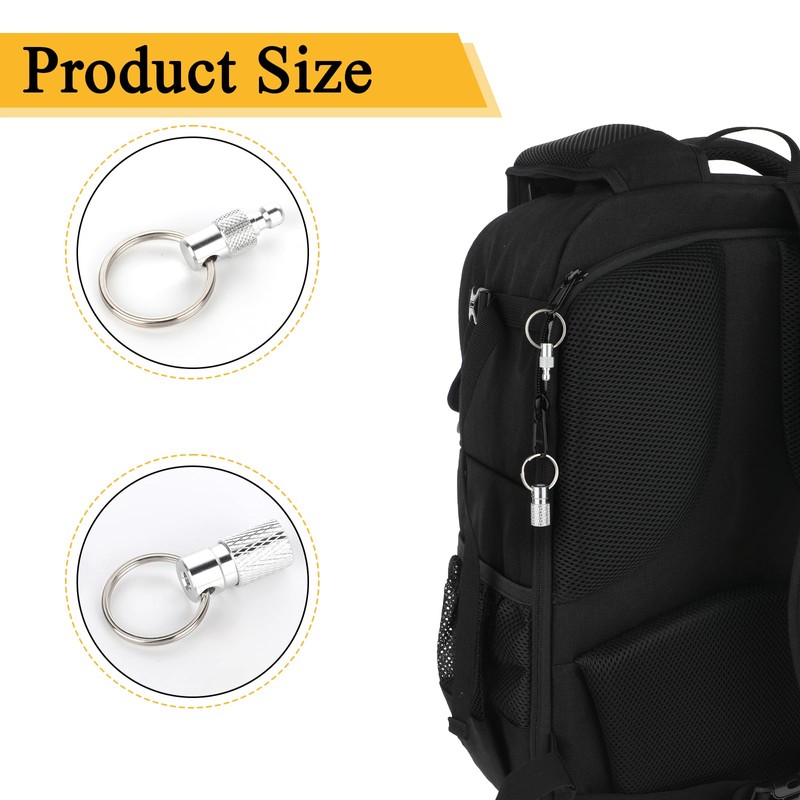 InnoHHustle Pack of 2 Removable Key Chains Quick Release Key