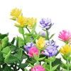 Flower Wreath Spring Babysbreath Faux Round Flower Wreath for Living
