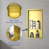 Bernkot Stainless Steel Shower Niche 12" X 24" Gold with