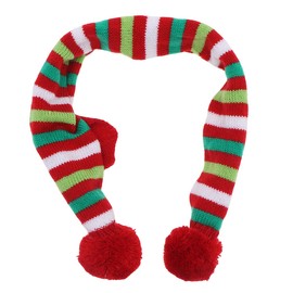 Christmas Pet Scarf Striped Knitted Pet Collar Dog Neck Warmer Mini Knitted Cat Puppy Costume Accessories