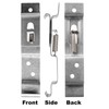 BITS4REASONS 24 X (12 PAIR) TRAILER NUMBER PLATE HOLDERS CLIPS