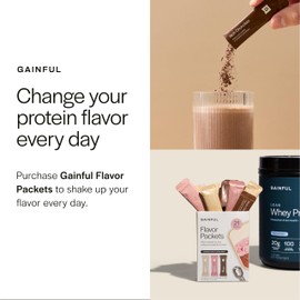 Gainful Whey Protein Isolate Powder, 25g Clean Protein per Serving, Unflavored, Supports Lean Muscle and Recovery, Virtually Lactose-Free, No Artificial Ingredients, Ultra Versatile, 14 Servings