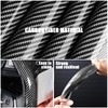 Car Steering Wheel Cover, 3 Piece Bright Carbon Fiber Steering