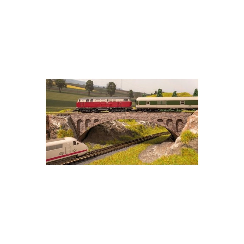 NOCH® Stone Arch Bridge, Laser-Cut Model Building Bridge Kit, 18.5