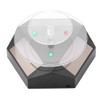 360 Rotating Solar Power Showcase LED Light Turntable Watch Jewelry