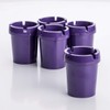 LST 5x Ashtray Storm Ashtray Smokeless Drinks Purple Plastic