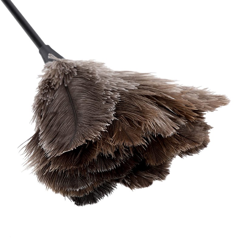 Qiilu Large Ostrich Feather Duster Large Ostrich Feather Duster with