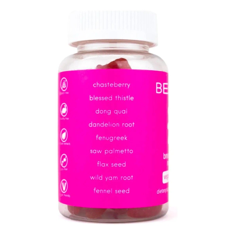Bearvana Gomitas Rosa Para Crecimiento Pecho Con 60 Gomitas Sabor