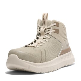Timberland PRO Men's Setra Mid Composite Safety Toe Industrial Athletic Work Shoe, Light Brown, 9.5M
