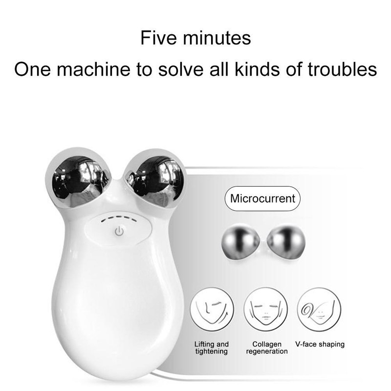 Microcurrent Electric Facial Massage Device Face Lift Beauty Machine Skin