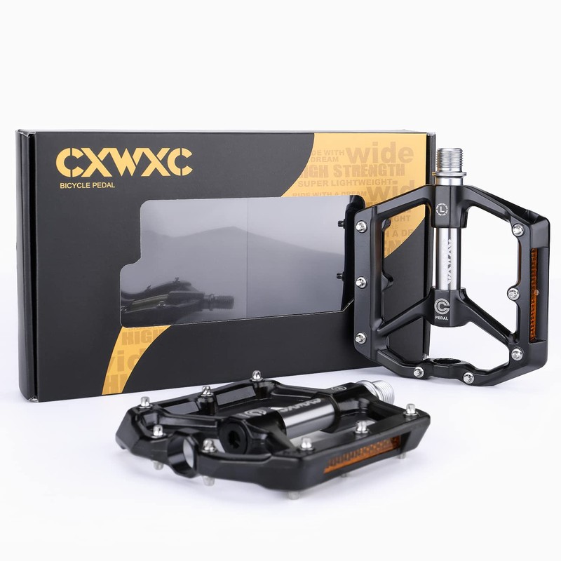 CXWXC Bicycle Pedal, Flat Pedal, For Road Bikes, Cross Bikes,